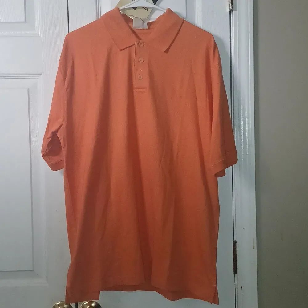 Woolrich men's orange polo casual shirt Sz M NWT